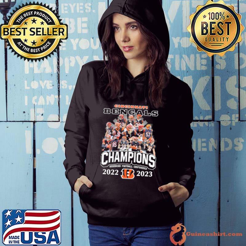 Cincinnati bengals champions American football conference 2022 2023 shirt,  hoodie, sweater, long sleeve and tank top