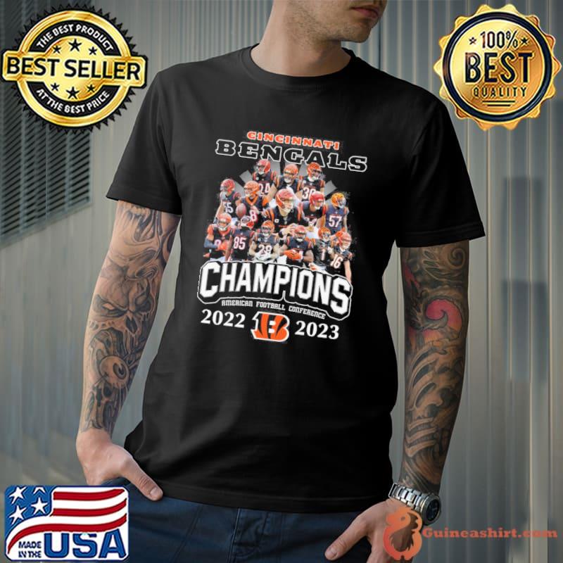 Cincinnati bengals champions American football conference 2022 2023 shirt