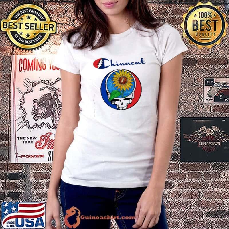 Dead & Company Chinacat sunflower skull s Ladiestee