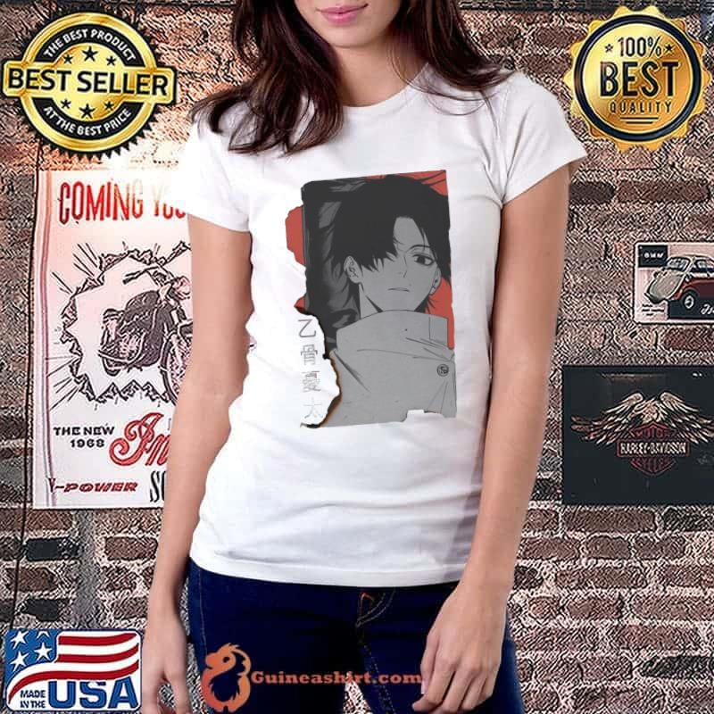 Grown up yuta okkotsu handsome anime character jujutsu kaisen shirt