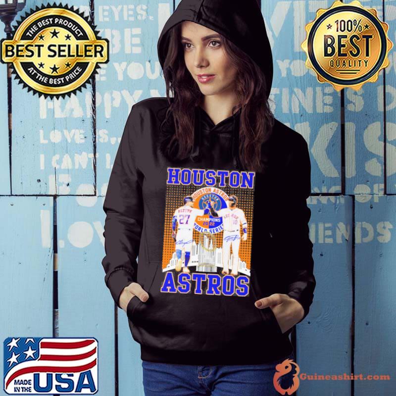 Houston Astros champions 2022 world seriers Altuve signatures s Hoodie