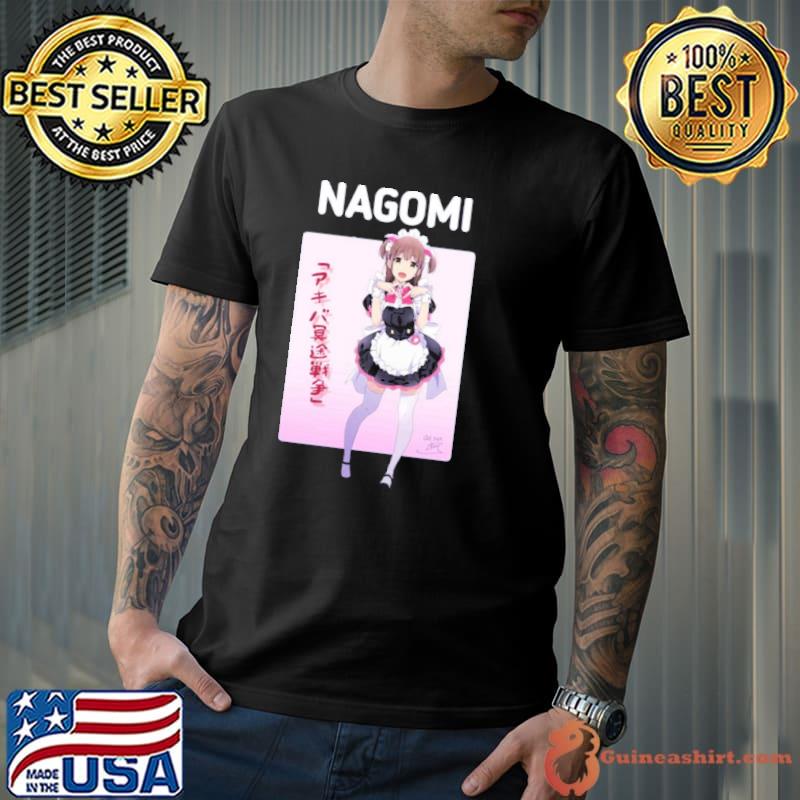 Pink art nagomI wahira akiba maid war shirt