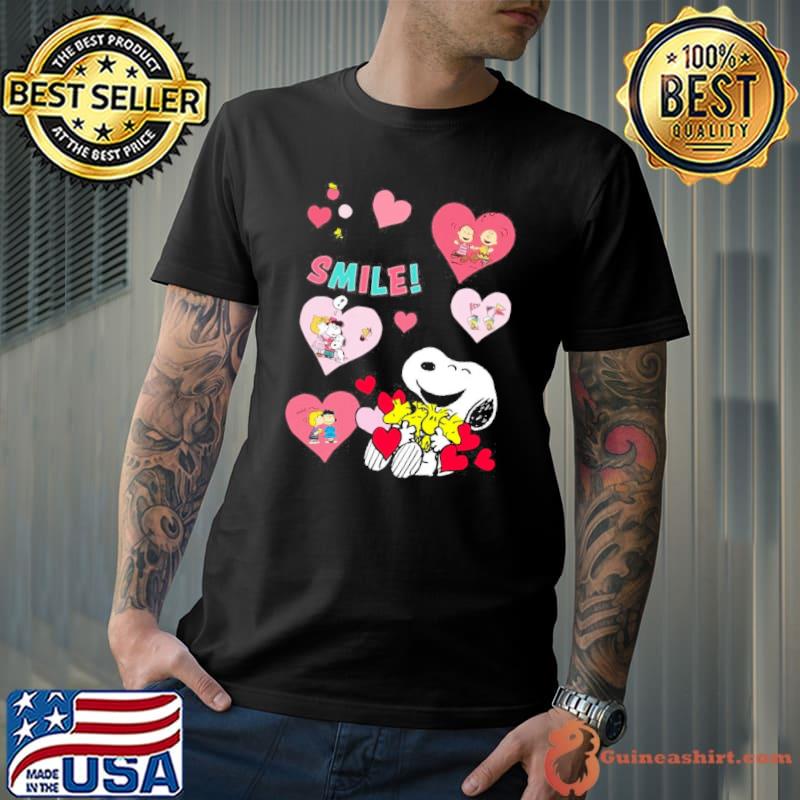 Snoopy and woodstock friends smile shirt