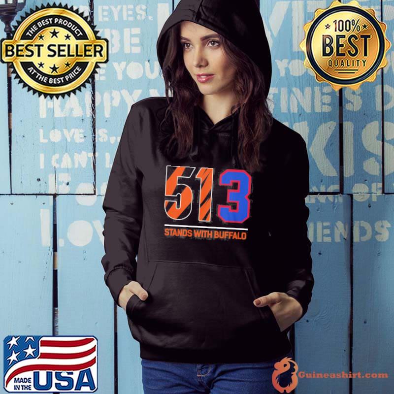 Cincinnati Bengals 513 Stands With Buffalo T-Shirt