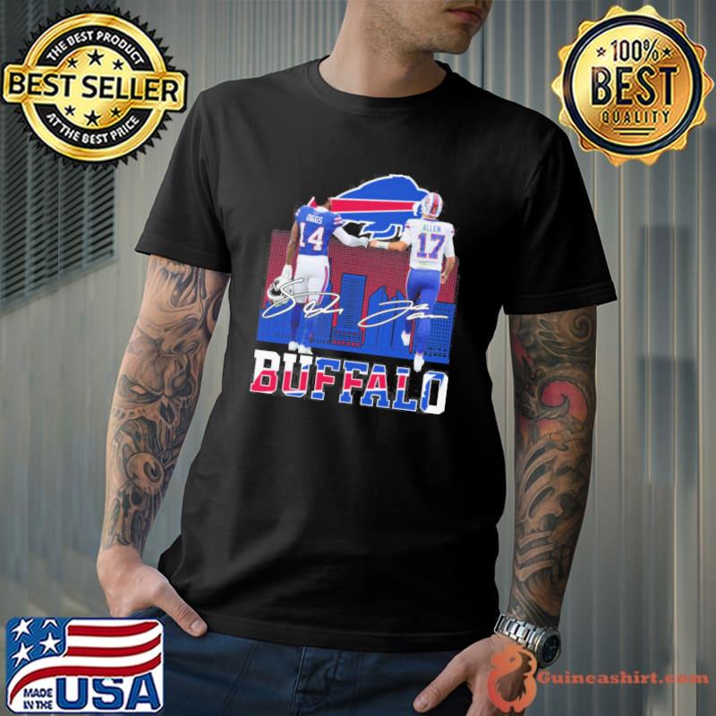 Bills Buffalo Diggs and Allen signatures sport shirt