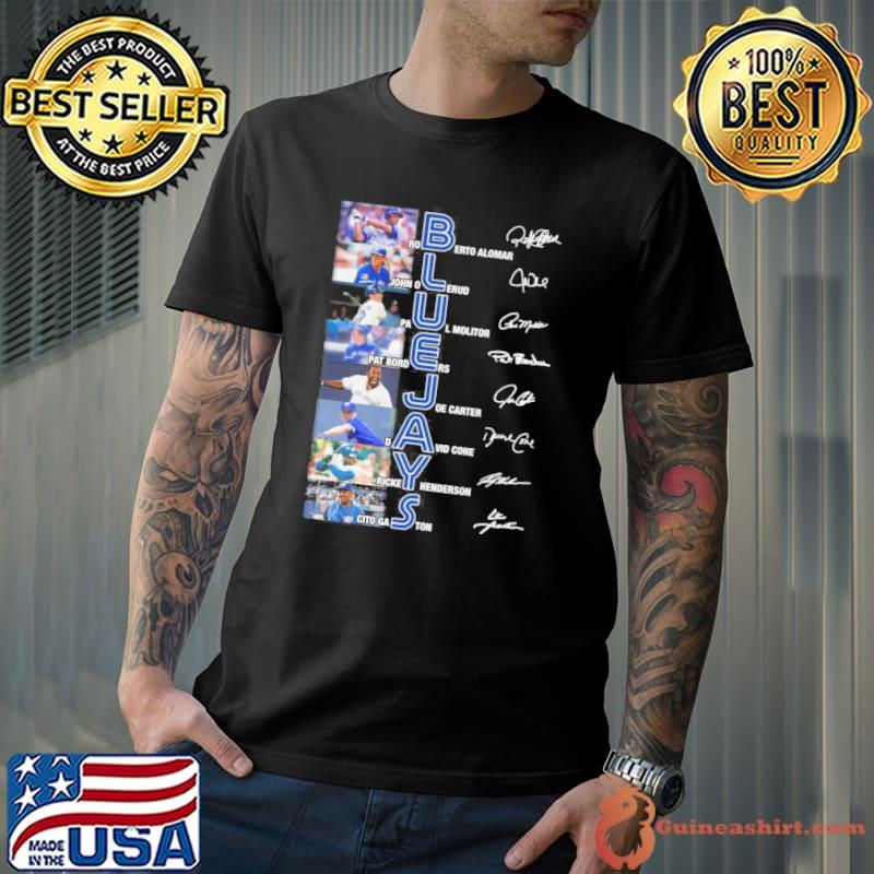 Blue Jays Roberto Alomar John Olerud signatures shirt