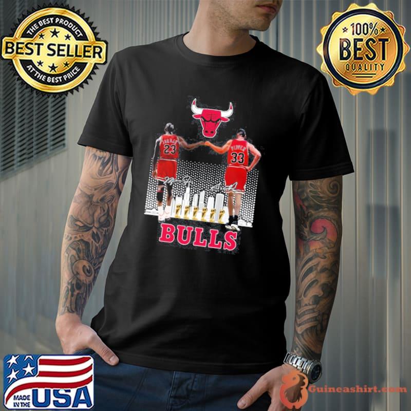 Chicago Bulls Jordan signatures shirt