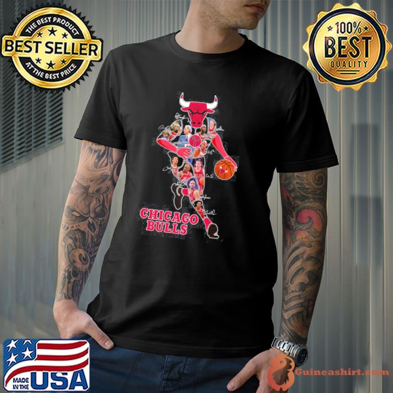 Chicago Bulls signatures sport shirt