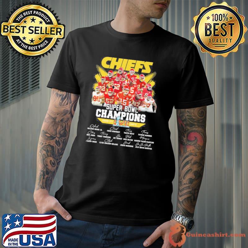Chiefs super bowl champions Kansas city Chiefs signatures shirt