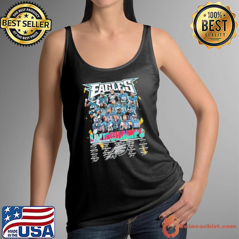 Eagles LVII super bowl champs signatures s Tank Top