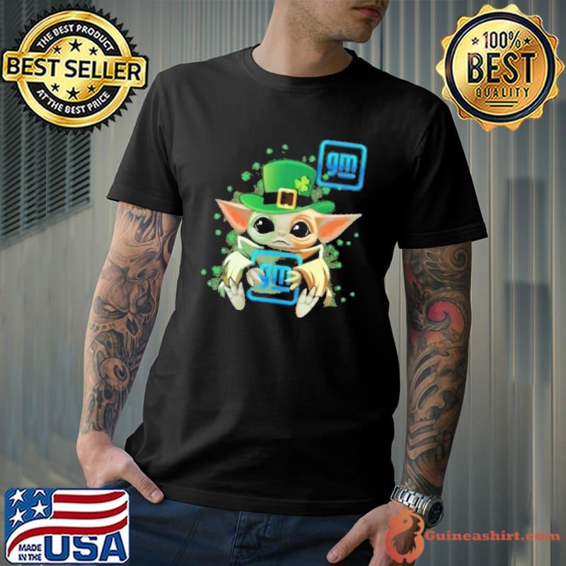 GENERAL MOTORS baby yoda St.Patrick's day shirt