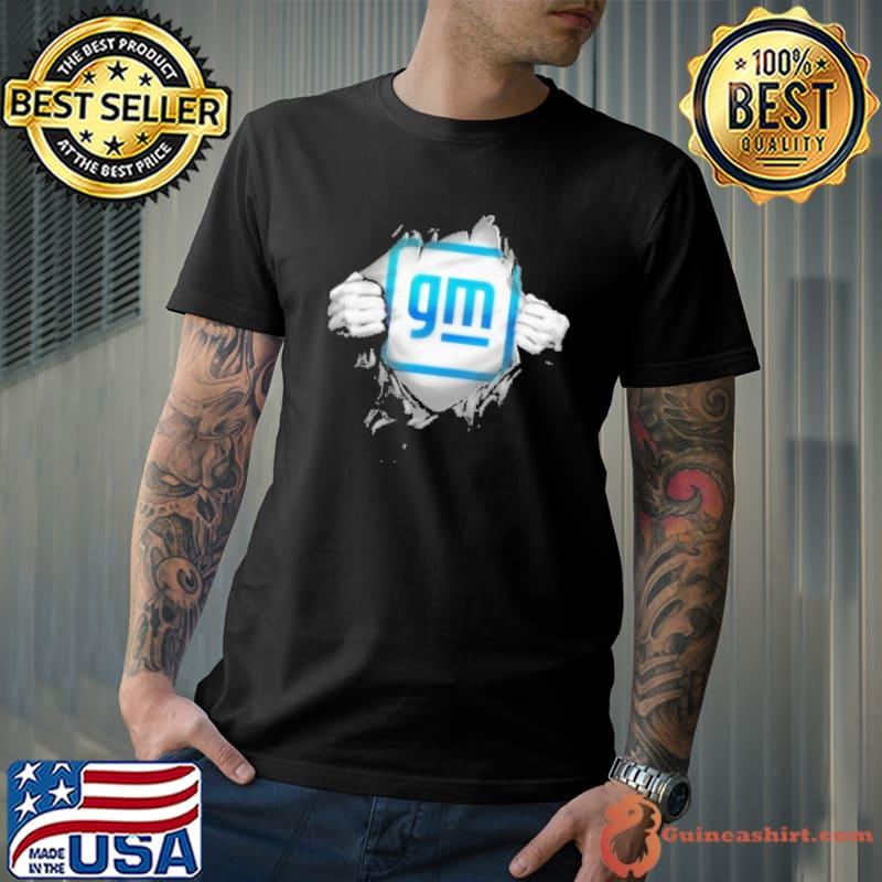 GENERAL MOTORS super man shirt