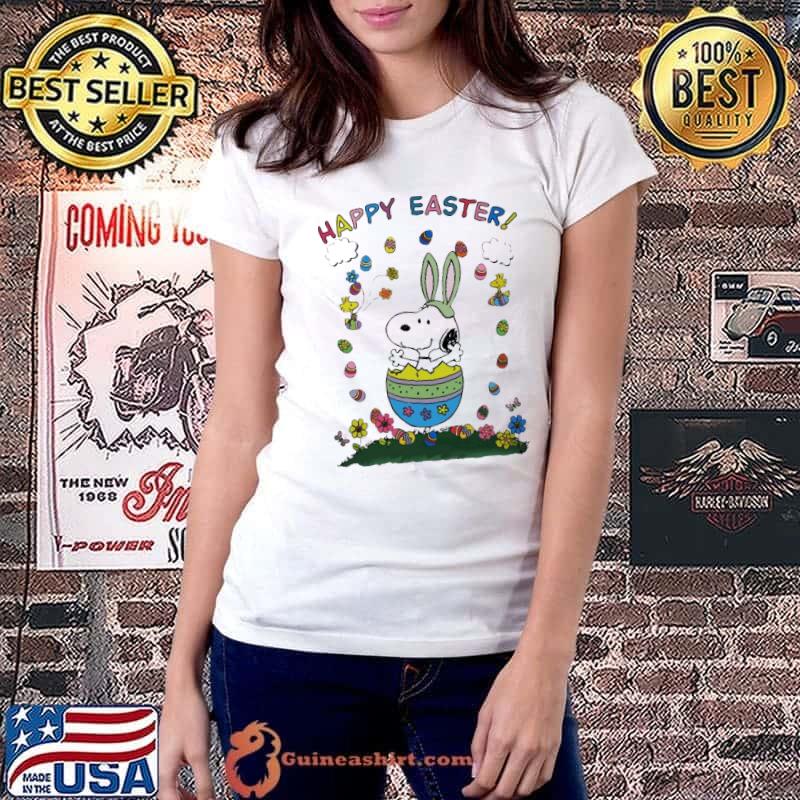 Happy Easter snoopy woodstocks shirt