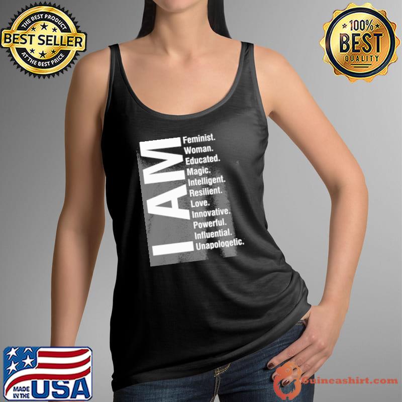 I am feminist woman educated magic intelligent s Tank Top