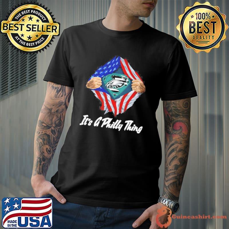 It's a Philly thing American flag superman shirt