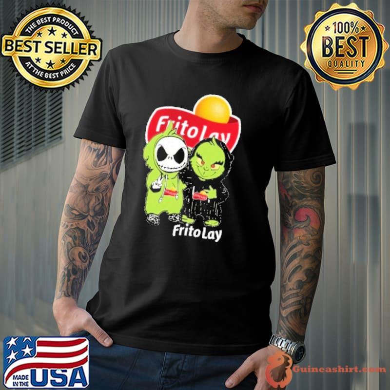 Jack Skellington and Grinch Frito Lay shirt