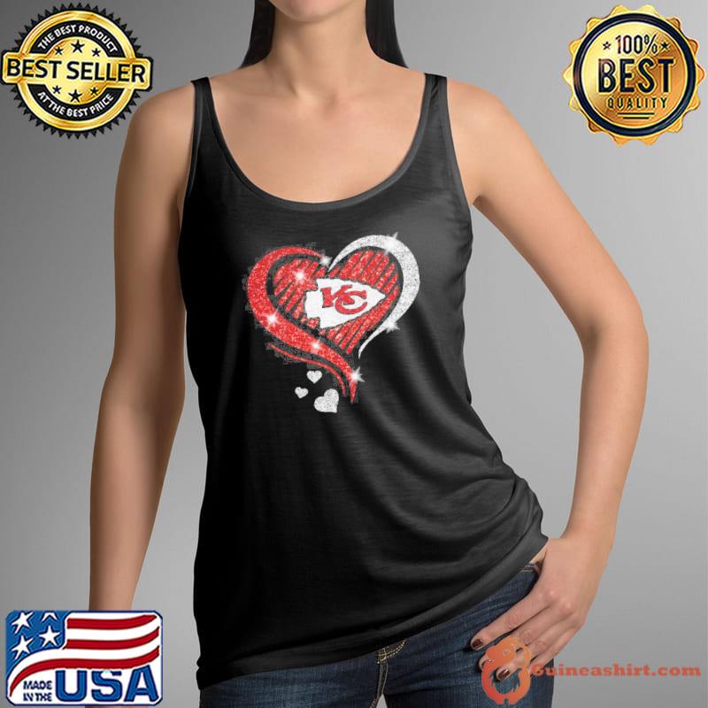 Kansas city Chiefs diamond heart love s Tank Top