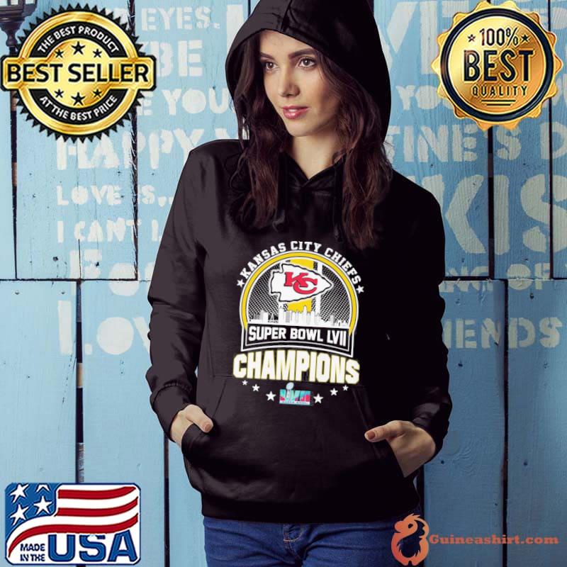 Kansas city Chiefs super bowl LVII Champions football s Hoodie