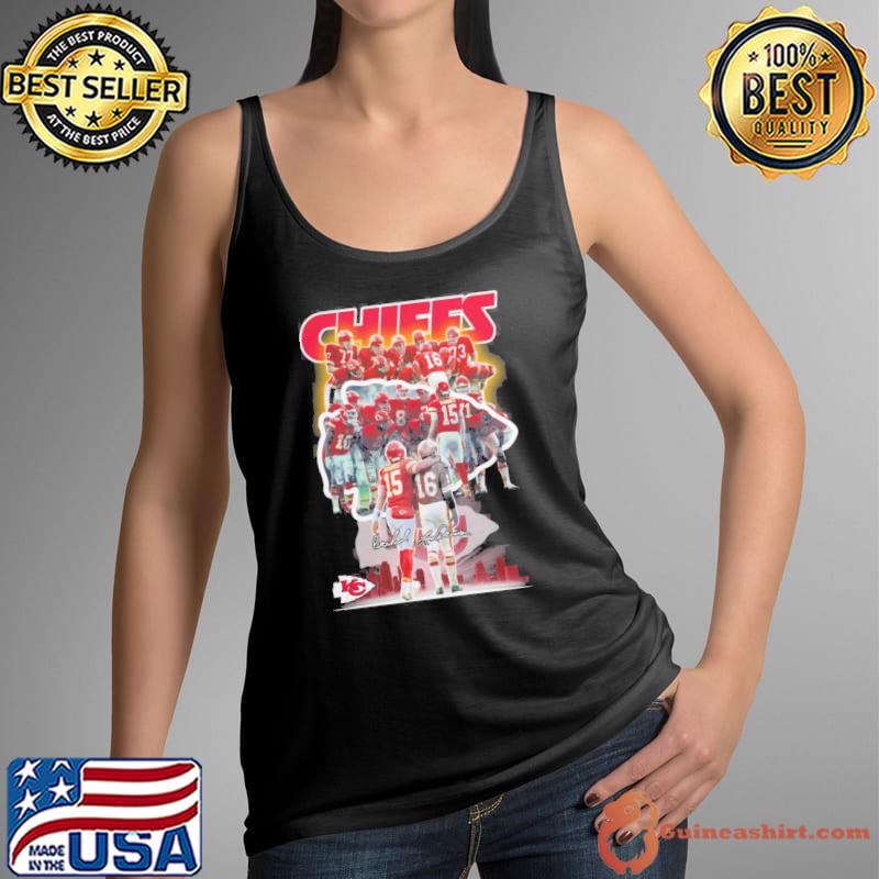 Kansas City Chiefs team sport signatures s Tank Top