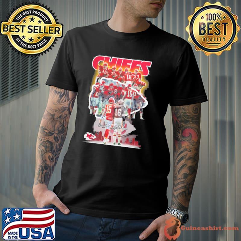 Kansas City Chiefs team sport signatures shirt