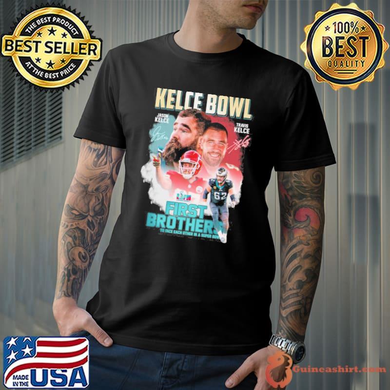 Step Brothers Kelce Brothers Travis and Jason Kelce Super Bowl Shirt -  Teespix - Store Fashion LLC