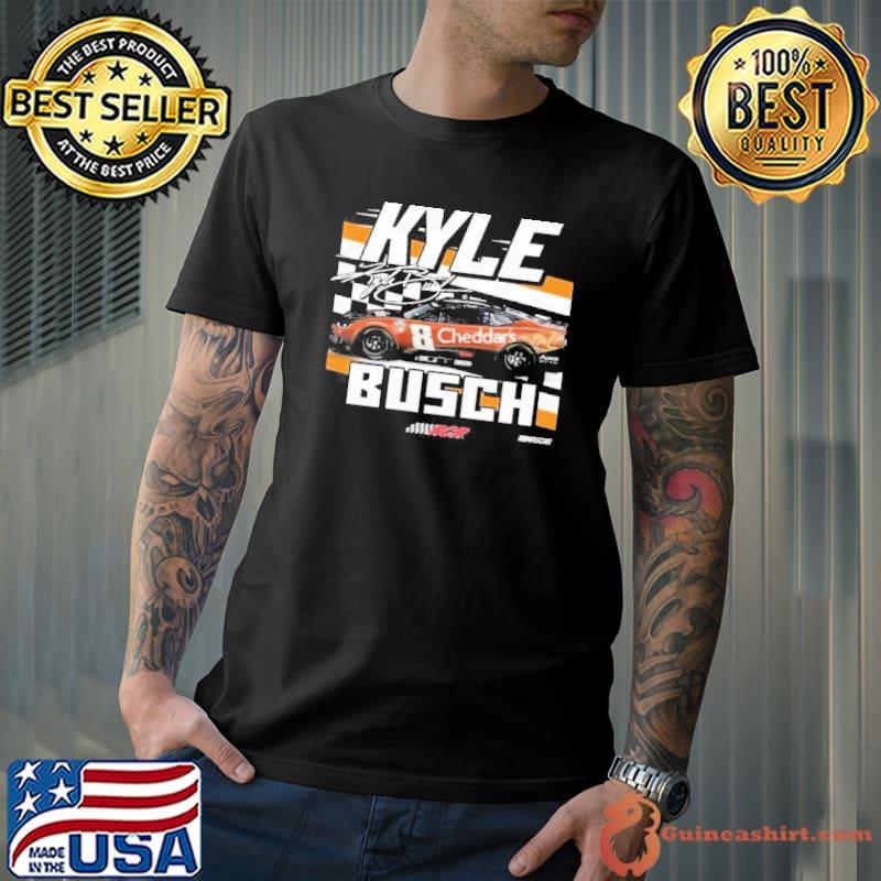 Kyle Busch Checkered Flag Black Fast Or Last signature Shirt