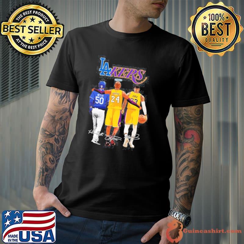 La Kers bryant James Betts signatures shirt