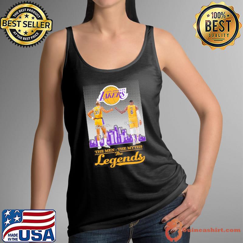 Los Angeles Lakers the men the myths the legends signatures s Tank Top
