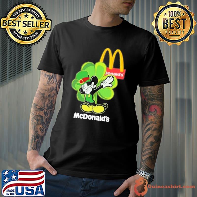Mickey dabbing McDonald's St.Patrick's day shirt