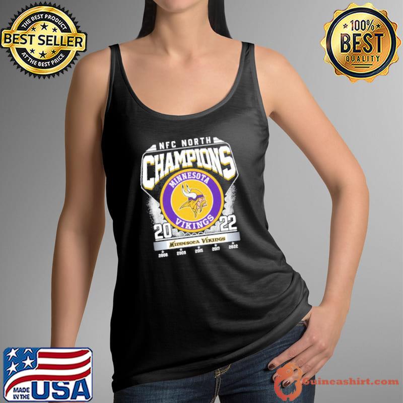 NFC North champions minnesota vikings 2022 shirt - Guineashirt Premium ™ LLC