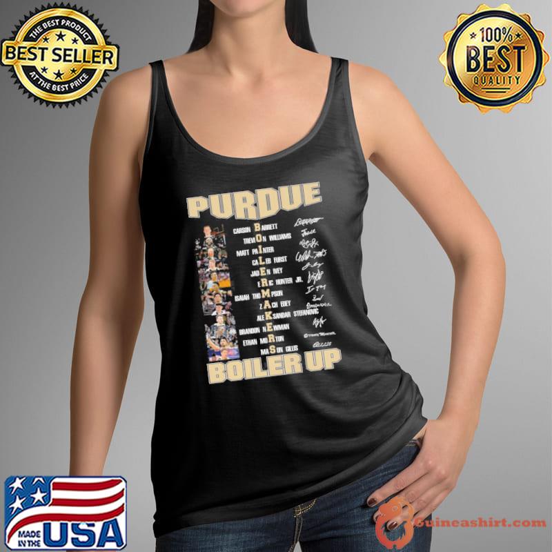 Purdue Boiler up Carson Barrett Trevion Williams signatures s Tank Top