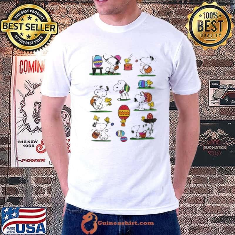 Snoopy and woodstock happy Easter shirt