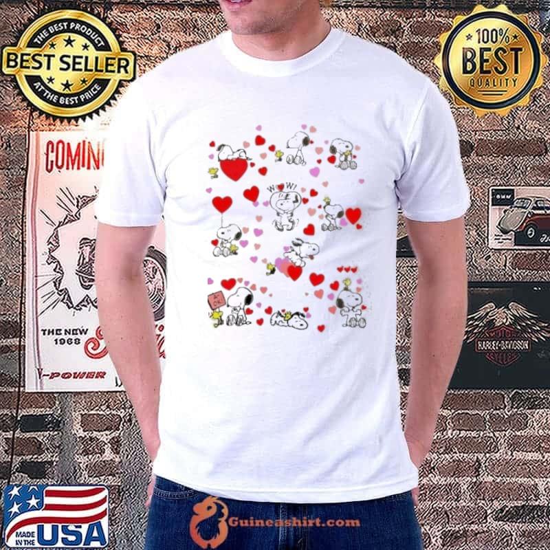 Snoopy love heart and woodstock s Unisex