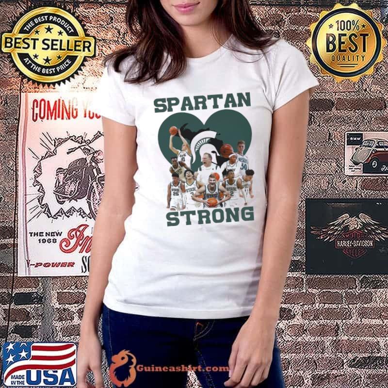 Spartan strong heart player shirt