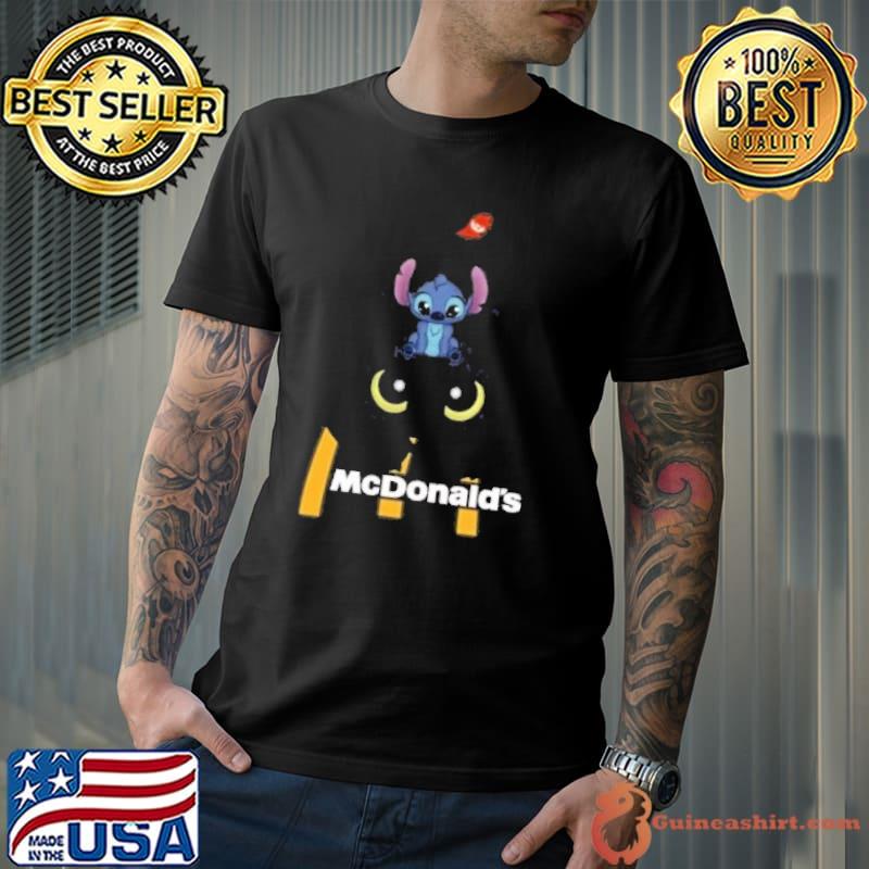 Stitch hug toothless McDonald's shirt