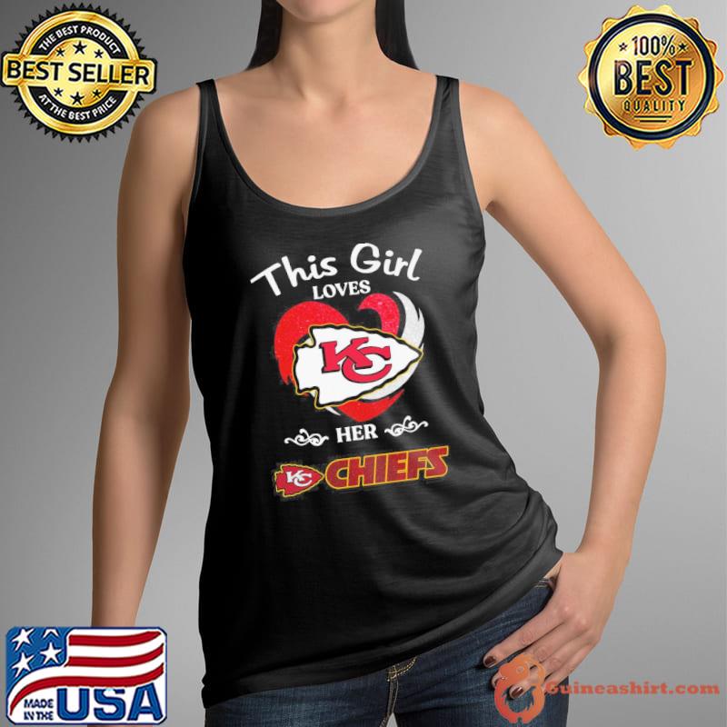 Kansas City Chiefs football Heart Diamond shirt - Trend T Shirt