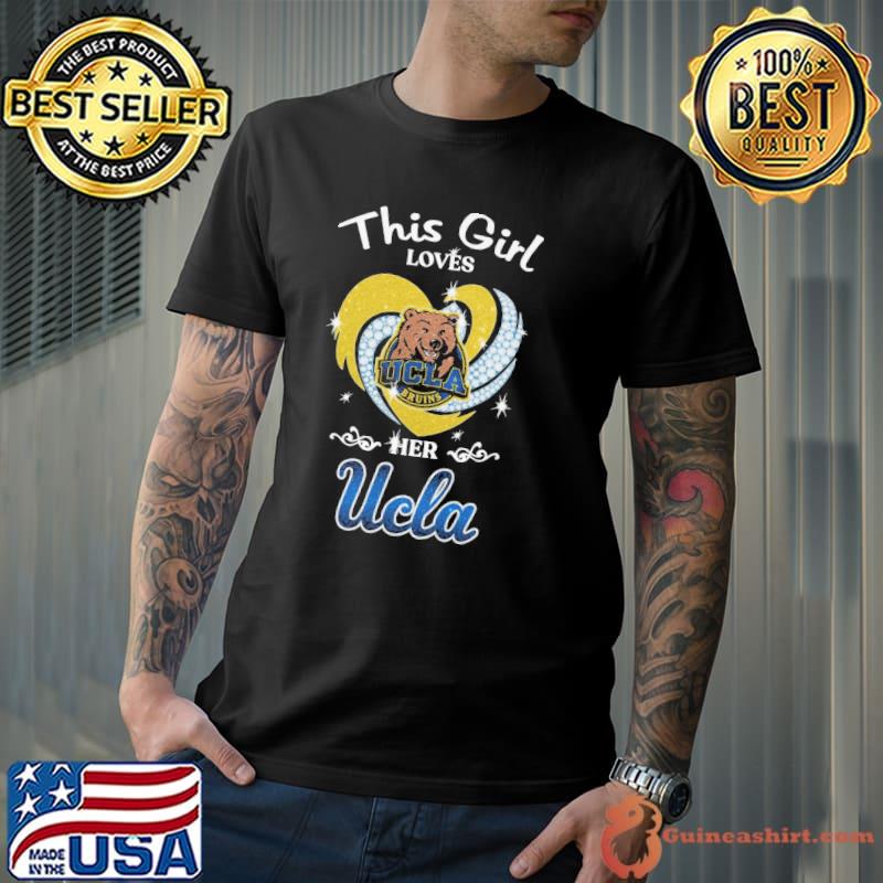 This girl loves her Ucla diamond heart shirt