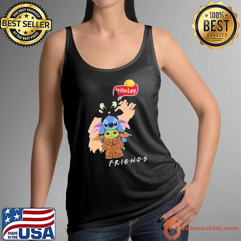 Toothless Stitch Baby Yoda friends Frito Lay s Tank Top