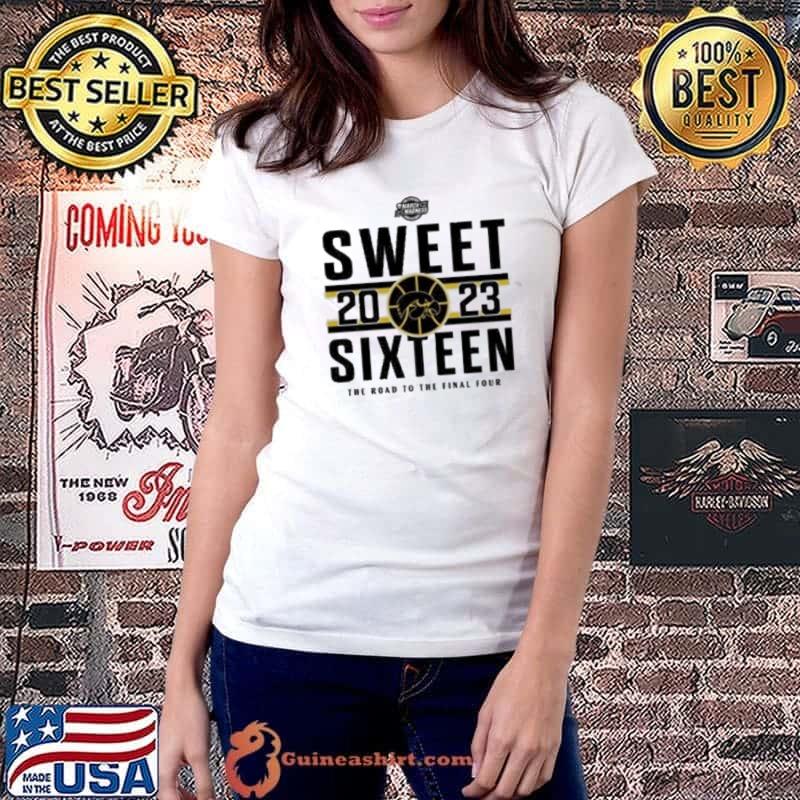 2023 Sweet Sixteen Iowa Hawkeyes Women’s Basketball The Road To The Final Four Shirt