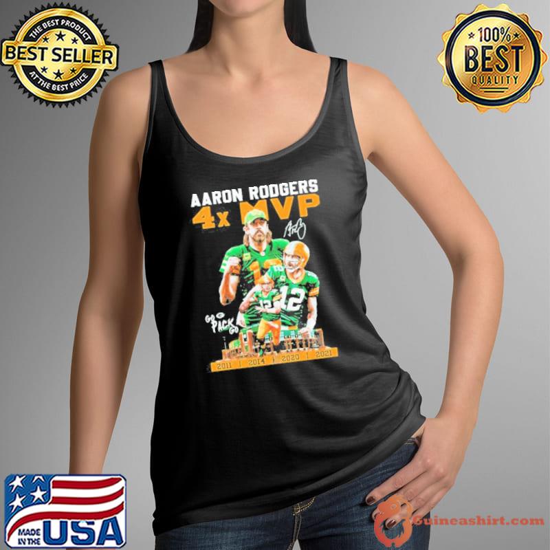 Green Bay Packers Aaron Rodgers 4x MVP shirt, hoodie, sweatshirt and tank  top