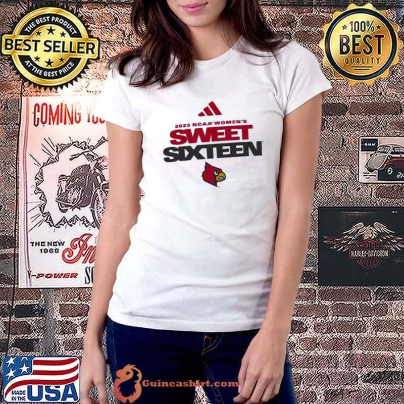 Adidas Louisville 2023 NCAA Women’s Sweet Sixteen Shirt