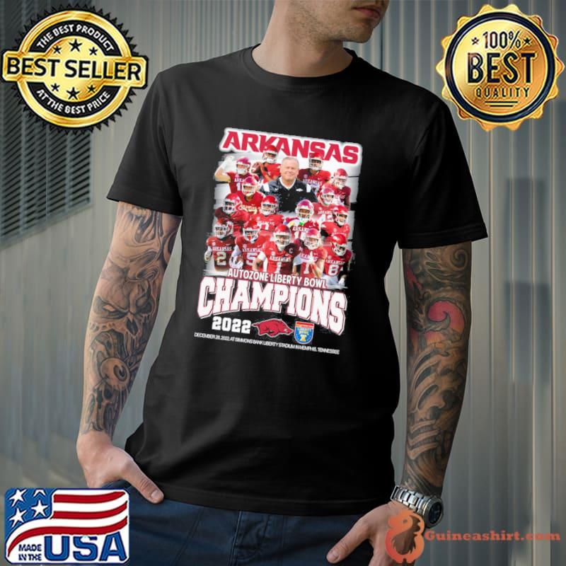 Arkansas autozone liberty bowl champions 2022 shirt