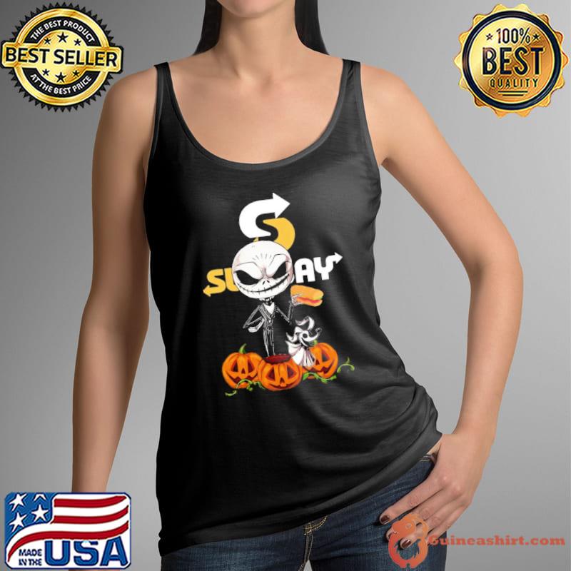 Baby Jack Skellington subway pumkin halloween s Tank Top