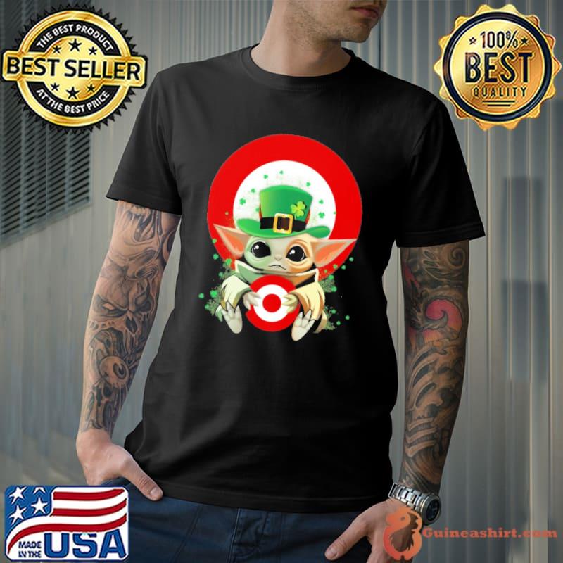 Baby Yoda hug Target St.Patrick's day shirt