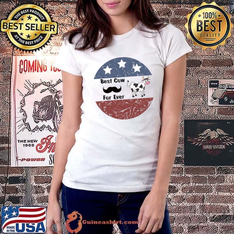 Best Cow Dad Ever Stars Election 2024 T-Shirt
