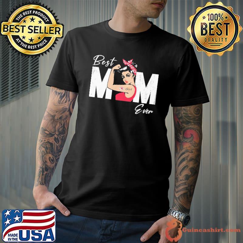 Best mom ever strong mom Kansas city Chiefs shirt