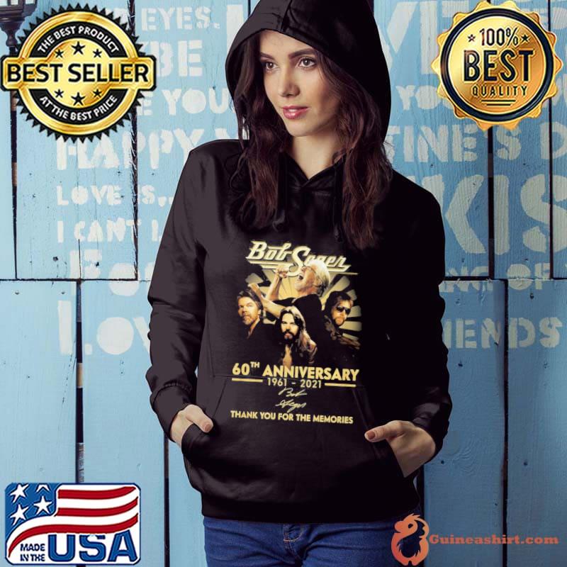 Bod Seger 60th anniversary 1961-2021 thank you for the memories signatures s Hoodie