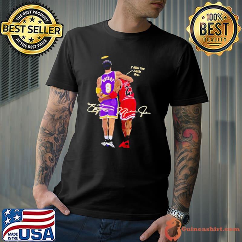 BRYANT AND JORDAN I MISS YOU LITTLE BRO SIGNATURES 2023 SHIRT