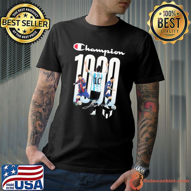 Champion Messi 1000 signature shirt
