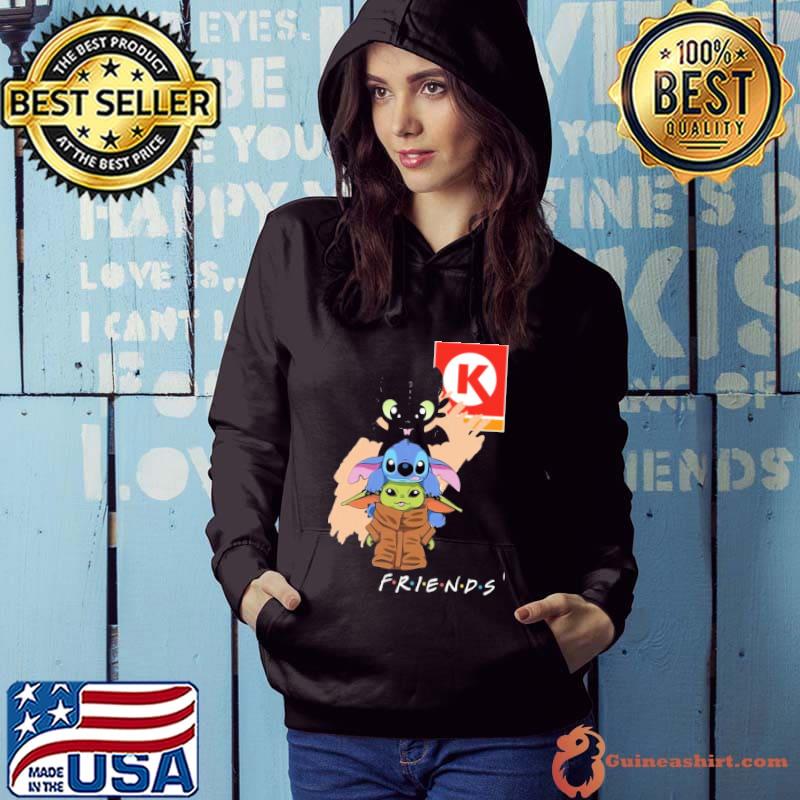 CIRCLE K toothless stitch baby yoda friends s Hoodie